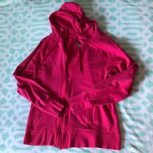 Pink zip-up jacket